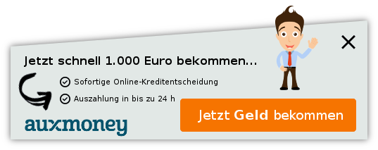 Jetzt Geld bekommen